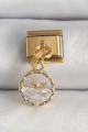 316L Çelik Gold Renk Sallantı Zirkon Taşlı Balina Model Nomination Charm 316L Çelik Gold Renk Sallantı Zirkon Taşlı Balina Model Nomination Charm