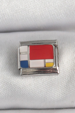 316L Çelik Gümüş Renk Karışık Renk Portre Model Nomination Charm