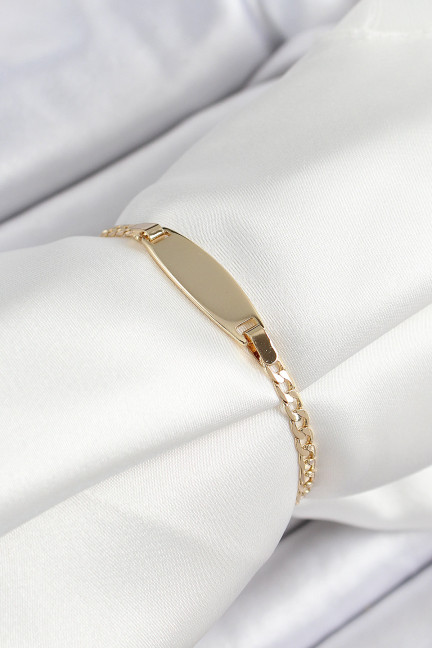 Pirinç Oval Model Gold Renk Xuping Bebek Künyesi Pirinç Oval Model Gold Renk Xuping Bebek Künyesi