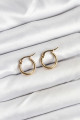 316L Çelik Gold Renk 12 mm Halka Kadın Küpe