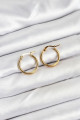 316L Çelik Gold Renk 15 mm Halka Kadın Küpe