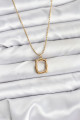 316L Çelik Zincir Gold Renk Model Kadın Kolye