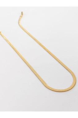 Çelik İtalyan Kolye Gold 60cm