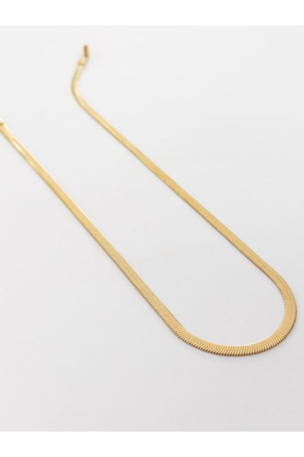 Çelik İtalyan Kolye Gold 60cm